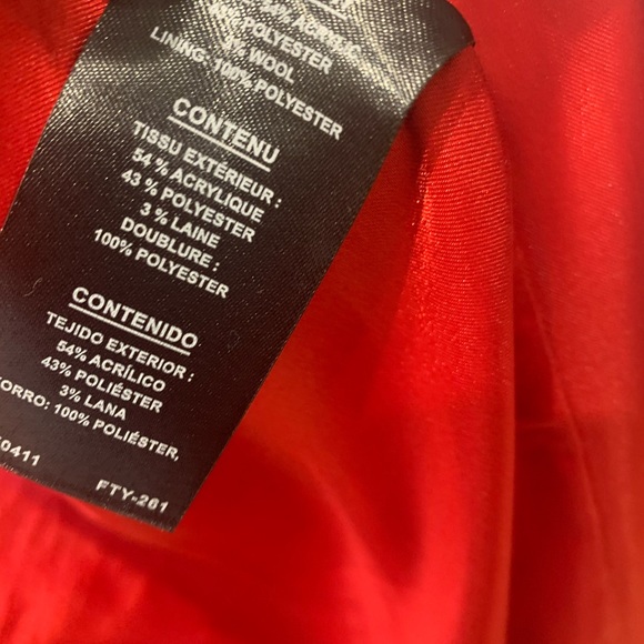 Kendal+Kylie oversized red coat - Picture 5 of 10